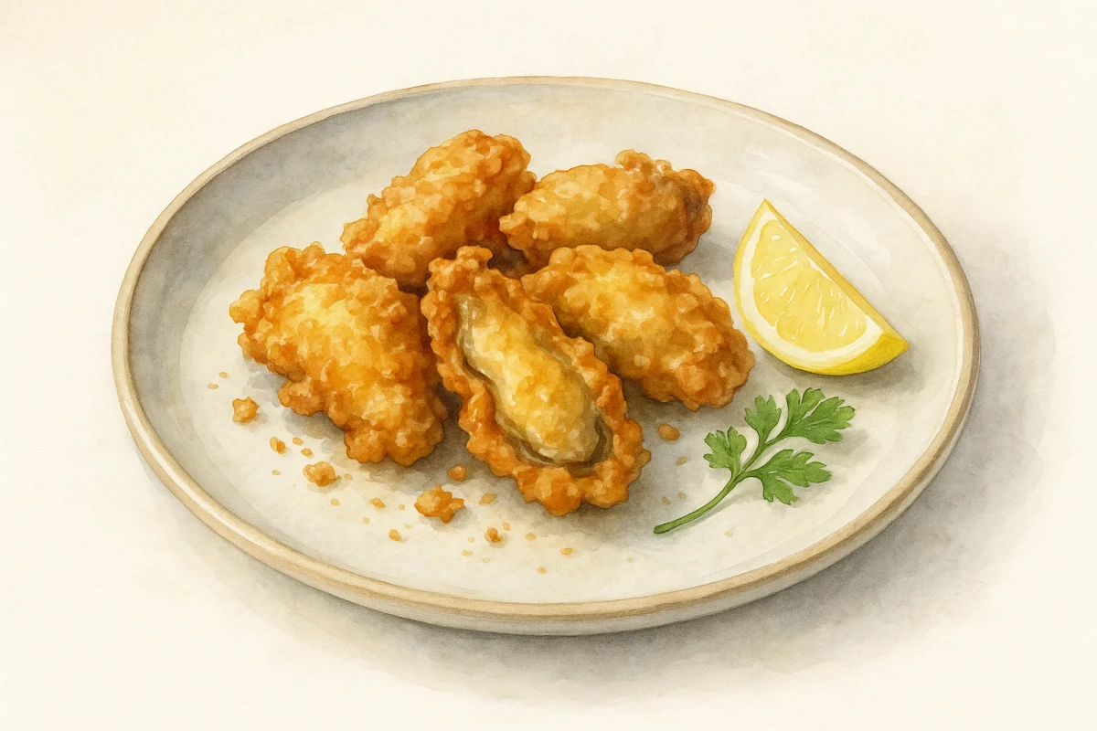 Fried oysters