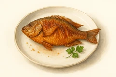 Fried tilapia
