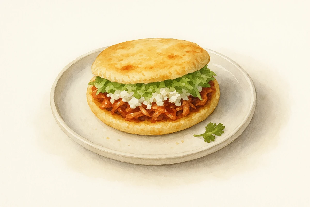 Gordita de frijoles y queso