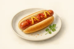 Hebrew national hotdog jumbo all beef hot dog