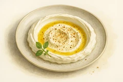Braised lamb + labneh