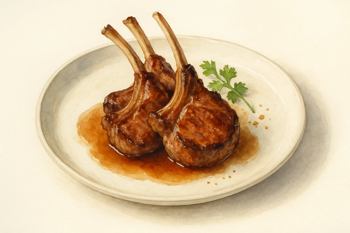 Lamb chops platter