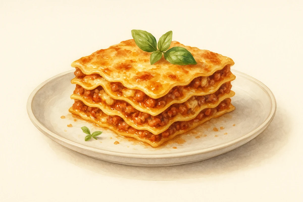 Meatball lasagna