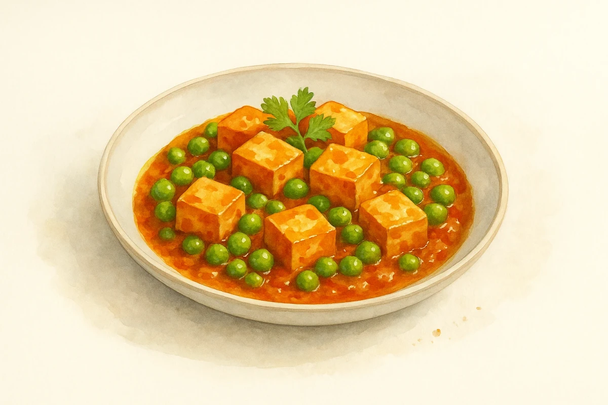 Matar paneer