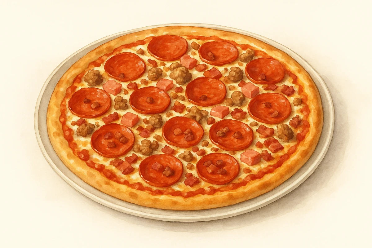 All meat Pizza