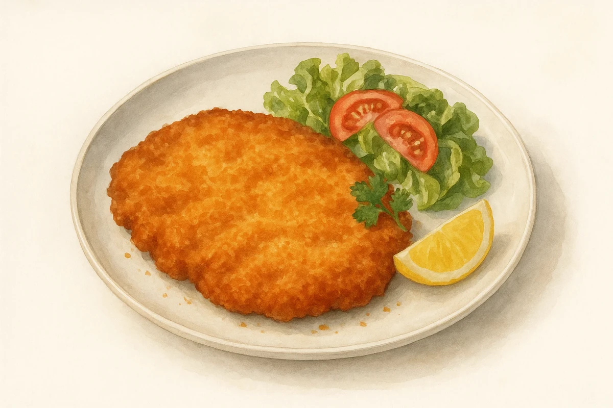 Beef milanesa
