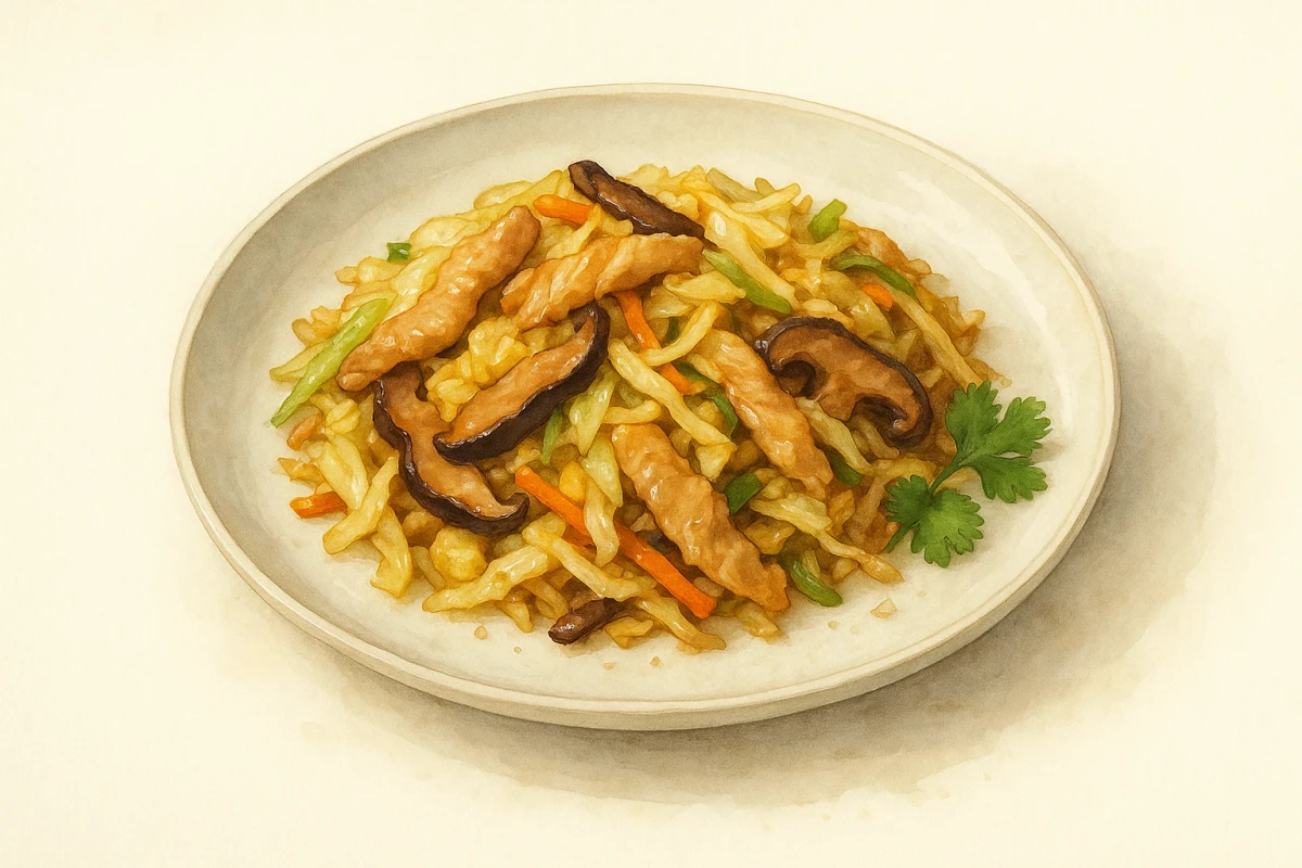 Moo shu beef