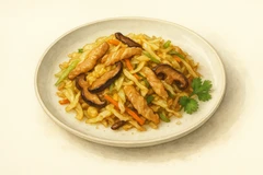 Moo shu beef