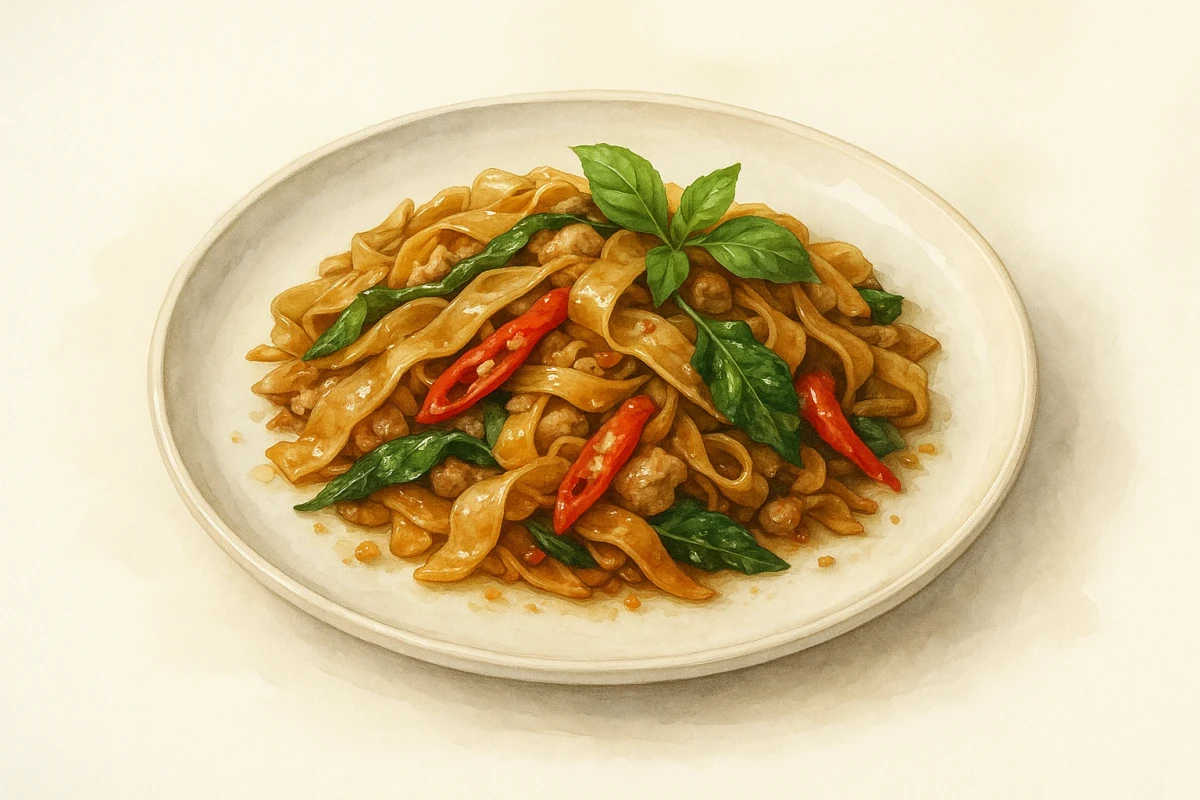 Drunken noodles