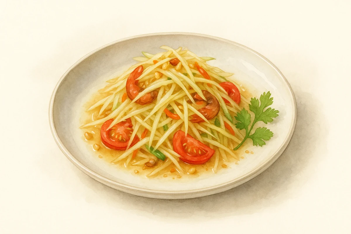 Mexican papaya salad