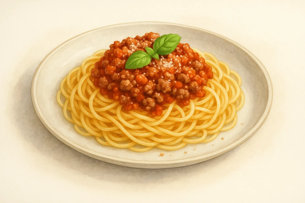 Spaghetti with meat sauce