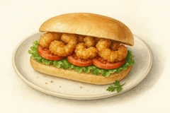 Catfish po'boy