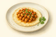 Hot chicken taco
