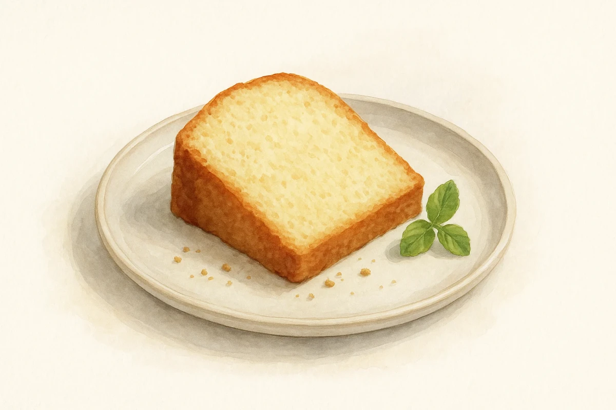 Tiramisu sponge cake
