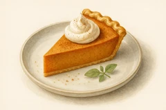 Whole pumpkin pie