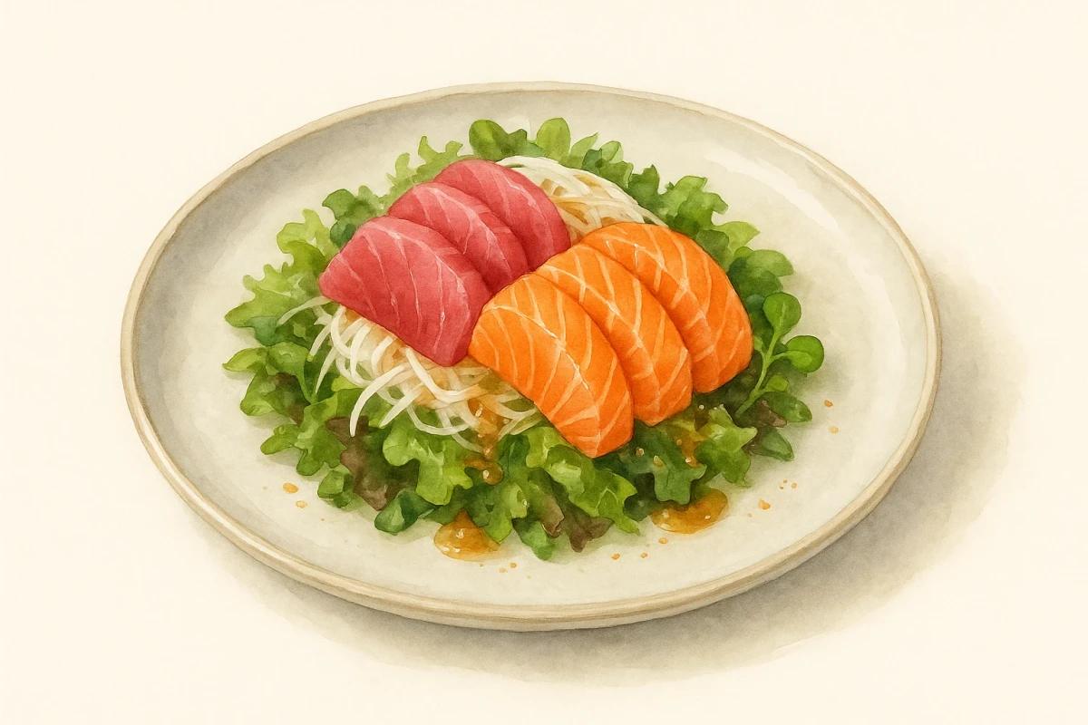 Sashimi salad
