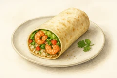Shrimp burrito