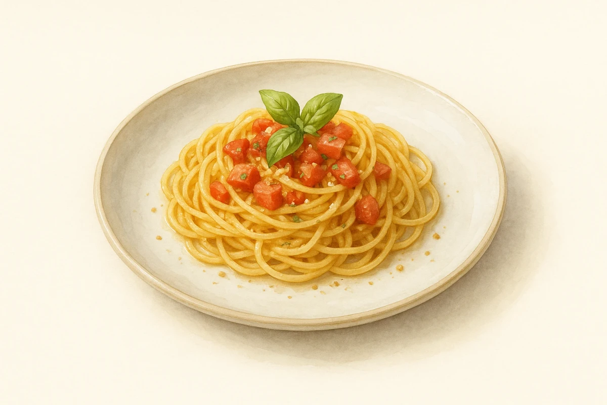 Spaghetti alla checca (v) 26