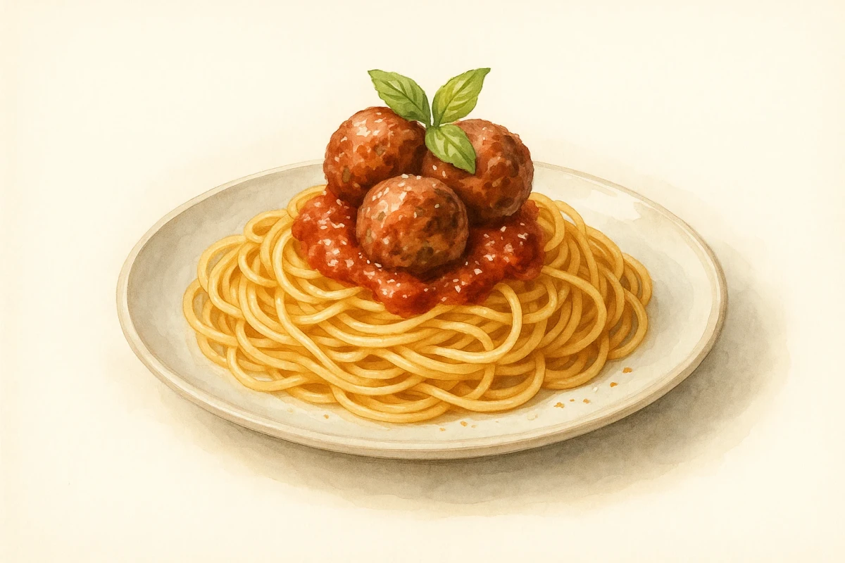 Spaghetti & meatballs