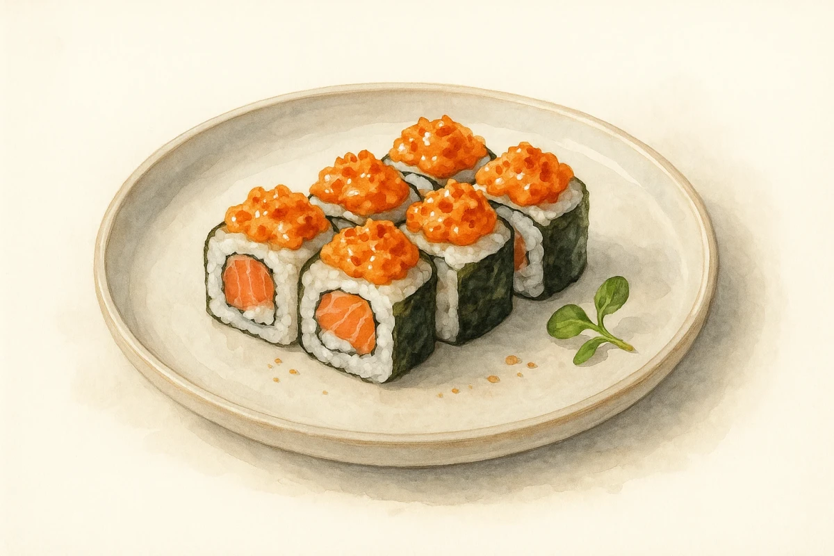 Spicy salmon roll