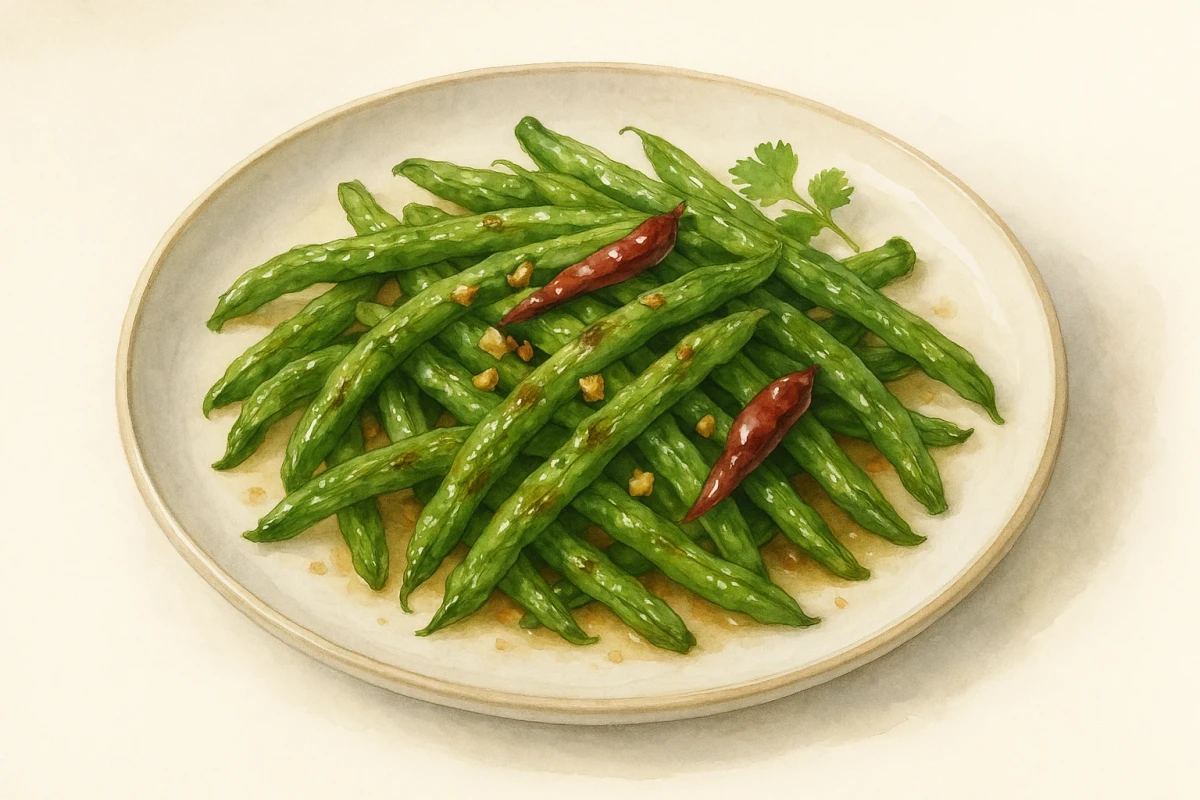 Garlic green bean