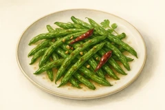Garlic green bean