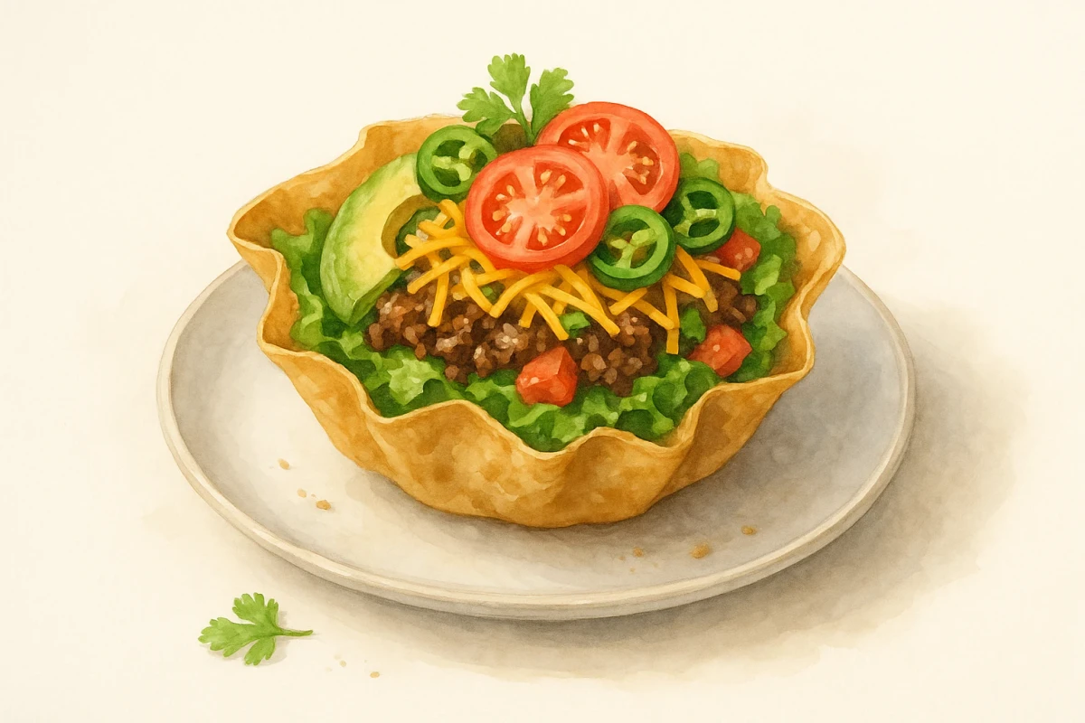 Taco salad (1120-1440 cal)