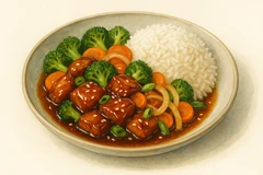 Teriyaki protein bowl