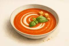 Cream of tomato soup