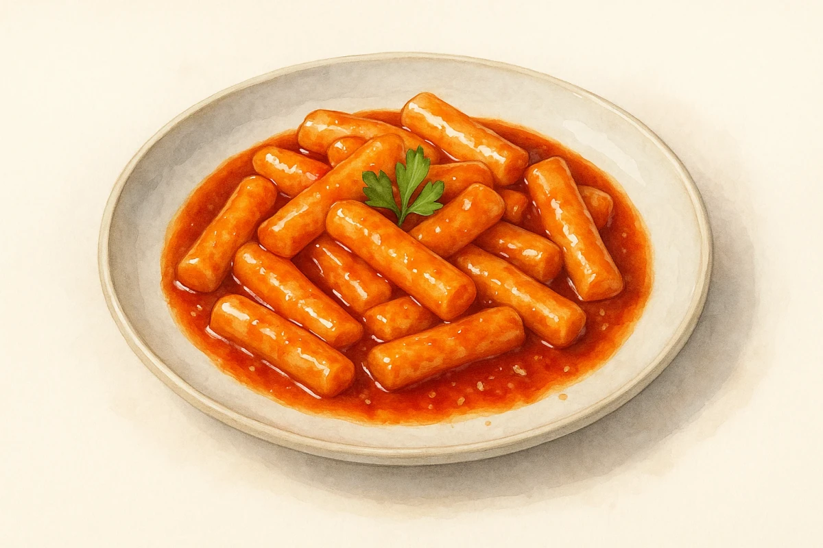 Rose ddeok bokki