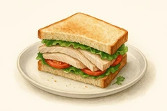 Turkey breast sandwich