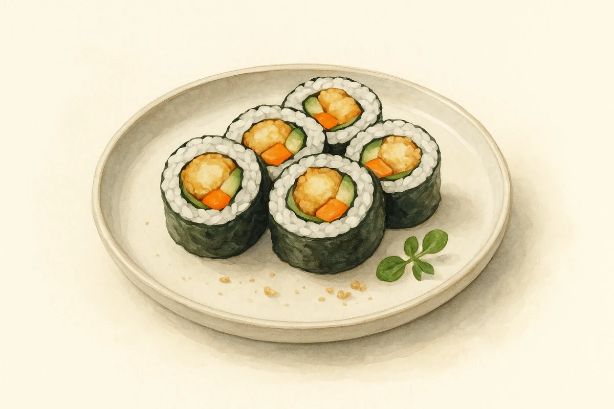 Vegetable tempura roll