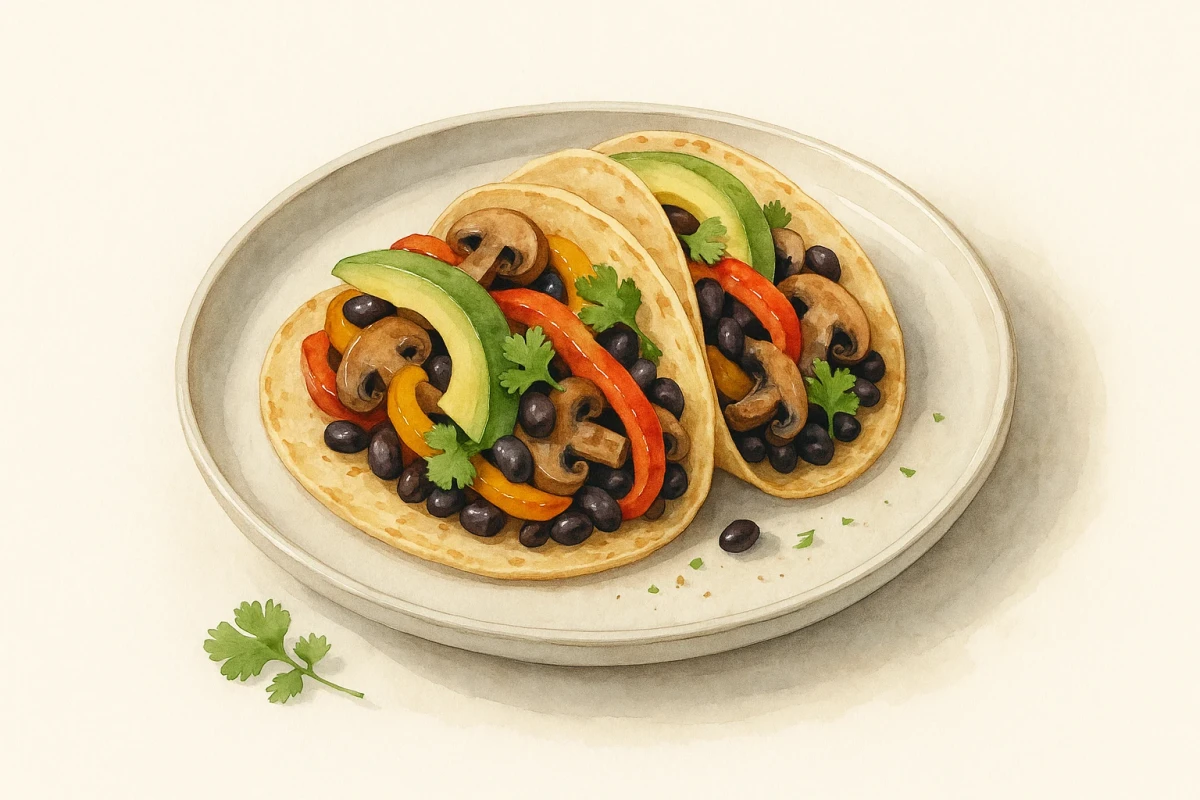 Vegetarían Tacos