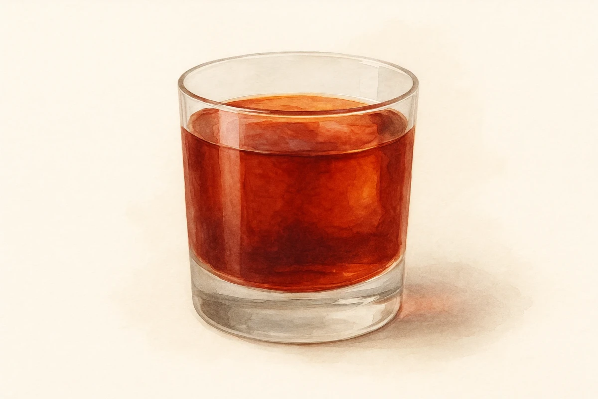 Barrel aged alderete boulevardier