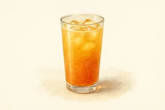 Sparkling basil lime cooler