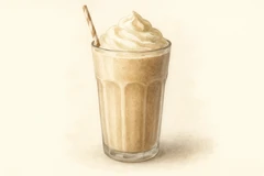 (milkshake with espresso)